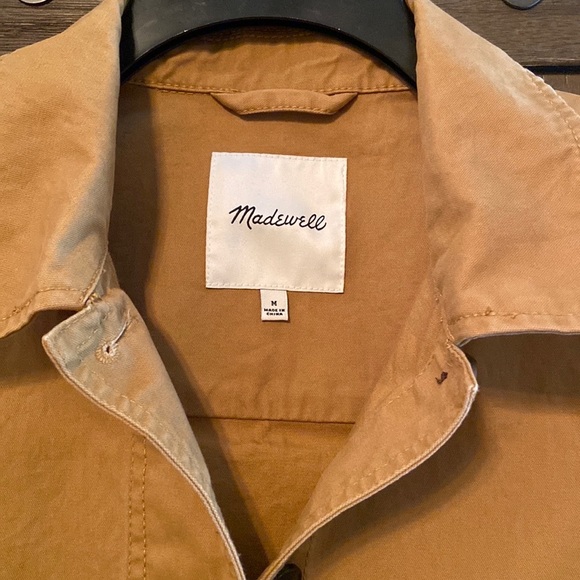 MADEWELL Cropped Northwood Jacket In Sahara Sand - Picture 5 of 5